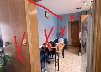 Kitchen renovation for open floor plan