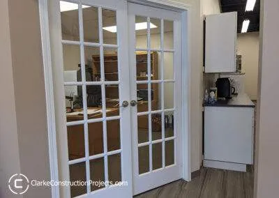 Office remodel by clarke construction projects