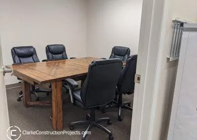 boardroom renovations by clarke construction projects