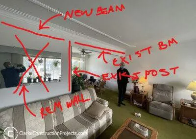 complete home renovation by Clarke Construction Projects