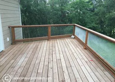 deck railings - clear
