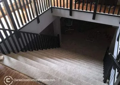 floating stairs by clarke construction projects