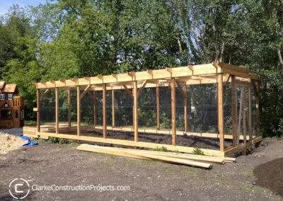 garden trellis build by clarke construction projects
