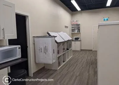 Office remodeling by clarke construction projects winnipeg