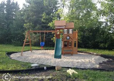 play structure built by clarke construction projects