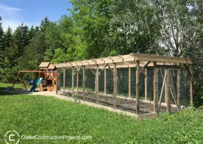 raised garden beds built by clarke construction projects