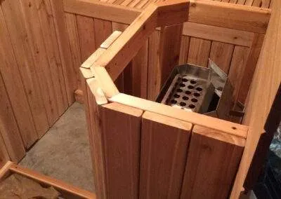 residential saunas built by clarke construction projects