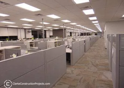 Office renovations by clarke construction projects