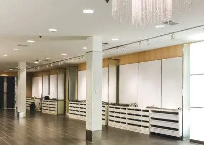 retail store space renovated by clarke construction services