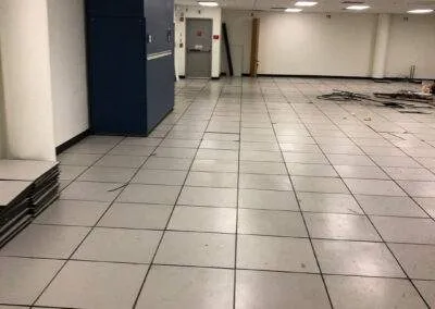 Before - commercial flooring renovation