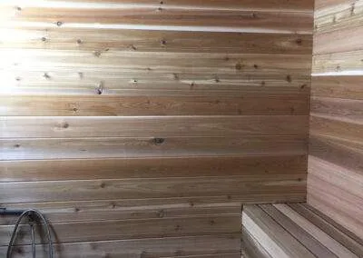 clarke construction projects builds saunas