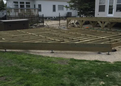 new deck build by clarke construction projects