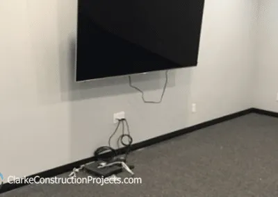 wall mounts installed